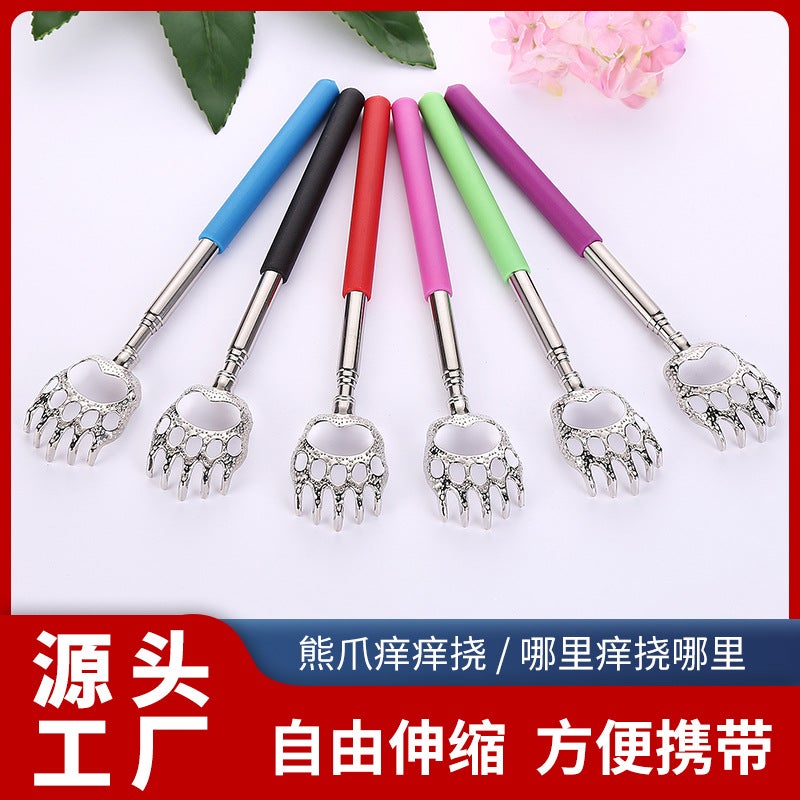 Stainless Steel Telescopic Old Man Le Scratch Device Does Not Ask For Back Scratch Device Itch Scratch - Image 2