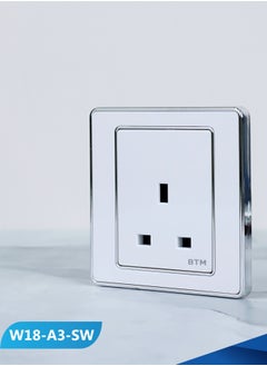 13A switch socket (in white and silver color), made in China, model BTM/A3-SW - pzsku/Z7FF6304B503497F82790Z/45/_/1734253041/4c3385f6-e1b4-4b2f-8408-f90376fd00f2