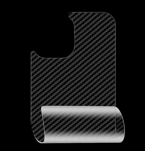 iyanzi For iPhone 16 Pro Max Back 6.9 inch Screen Protector 3D Carbon Fiber Ultra Thin Protective Film-2 packs-Transparent - Image 4