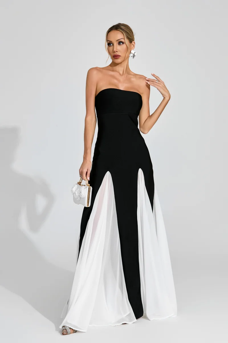 Catchall  Adonis  Strapless Maxi Dress for Women | Best Price UAE