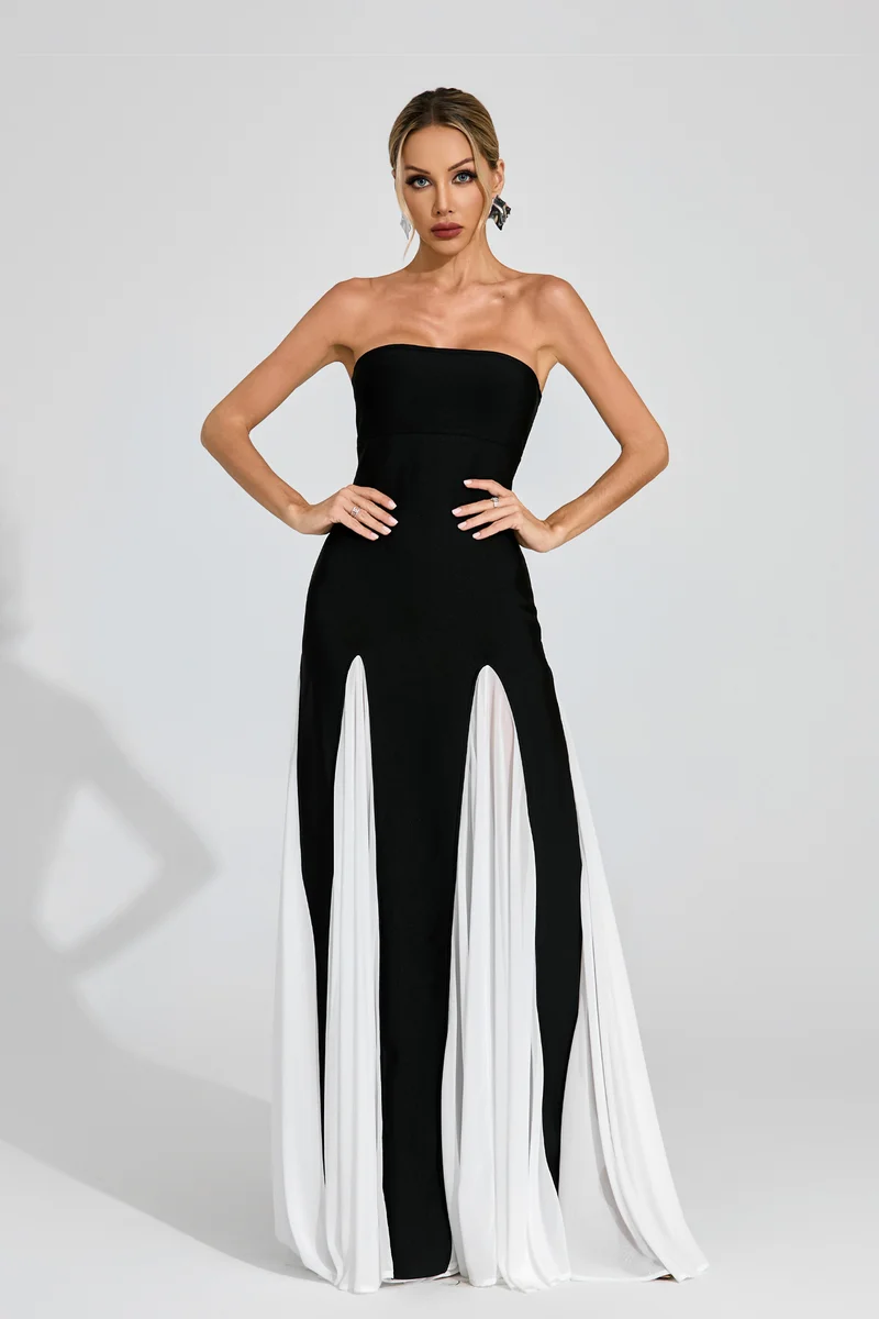 Catchall  Adonis  Strapless Maxi Dress for Women | Best Price UAE