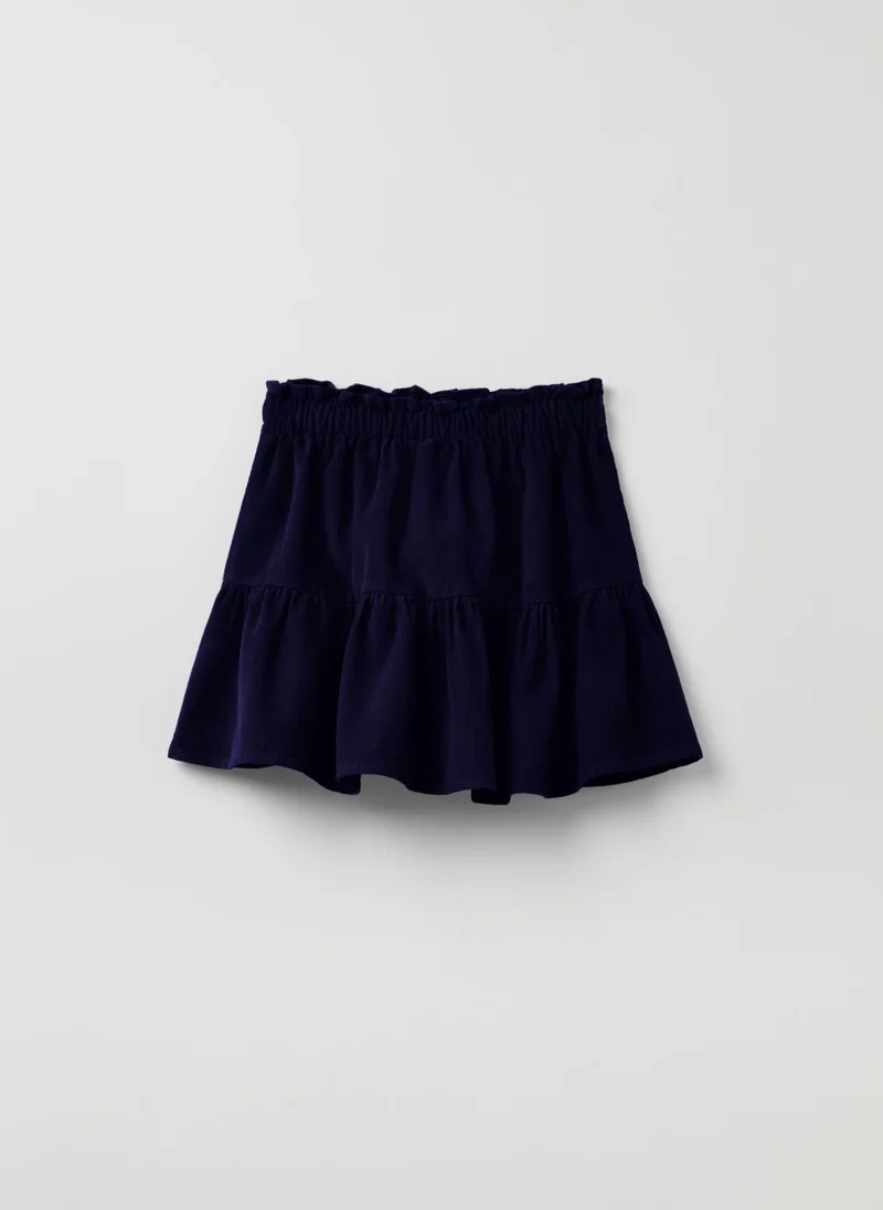 او في اس Ovs Girls Corduroy Paper Bag Skirt