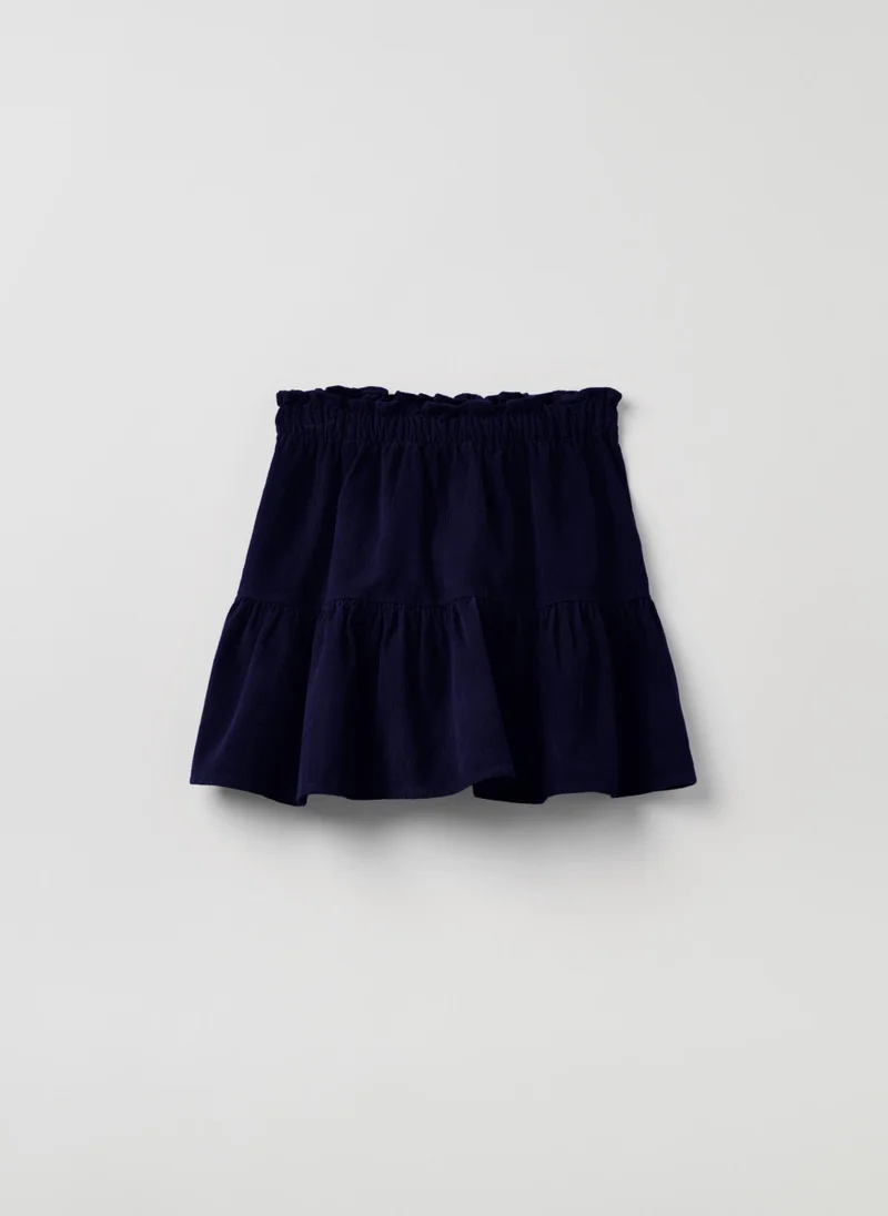 او في اس Ovs Girls Corduroy Paper Bag Skirt