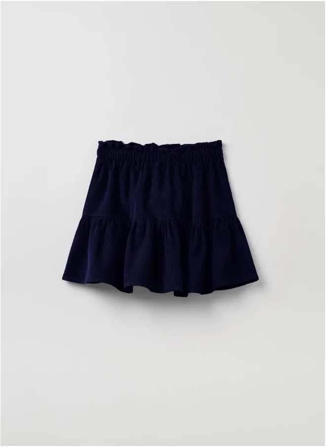 Ovs Ovs Girls Corduroy Paper Bag Skirt