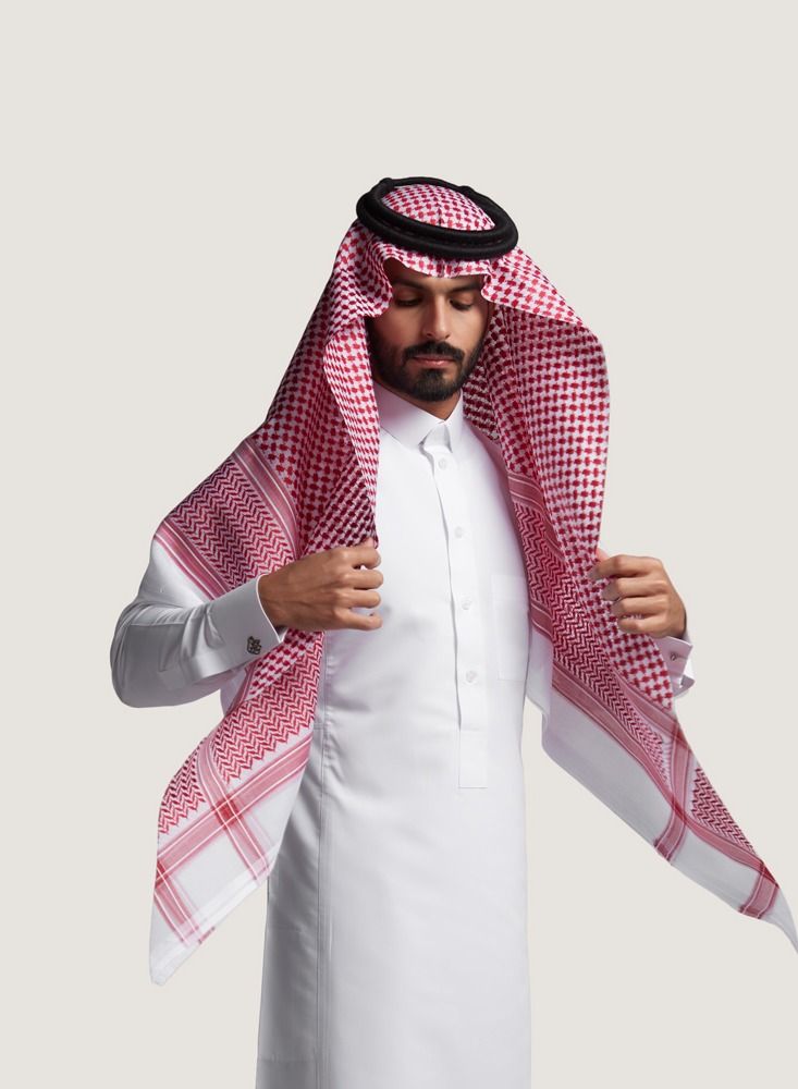 دسار شماغ دسار كلاسيك احمر - Image 2