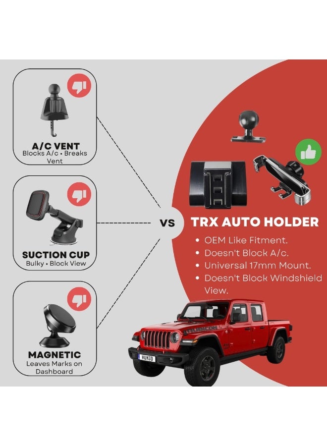  تي ار اكس اوتو حامل هاتف جيب رانجلر JL 2018+ الثقيل للتحمل ومناسب للطرق الوعرة - Image 3