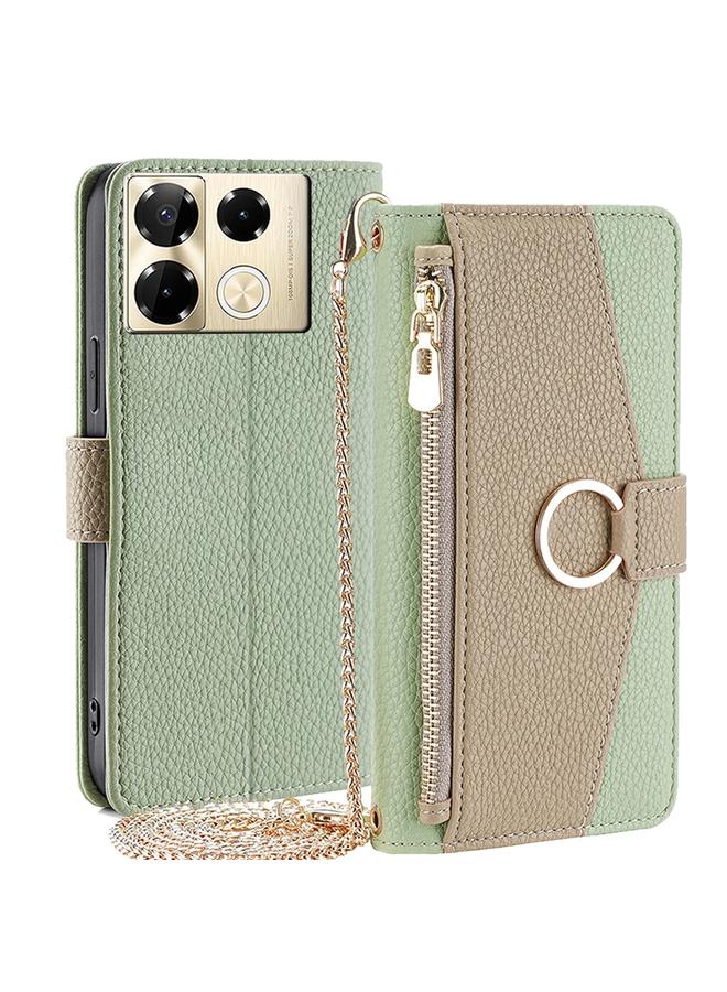 S-TOP Case For Infinix Note 40 Pro 4G Crossbody Litchi Texture Leather Phone Case - Image 1