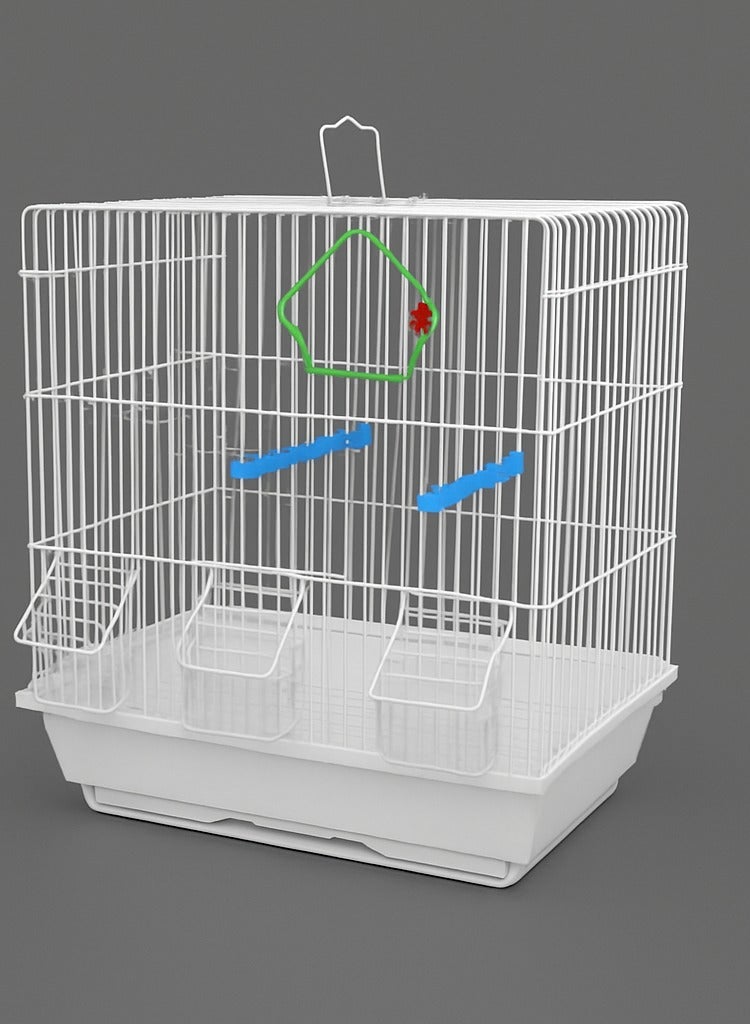 Light Weight Hanging Bird Cage For Small Birds Parakeets, Cockatiels, Canary, Finch, Budgie, Lovebirds
