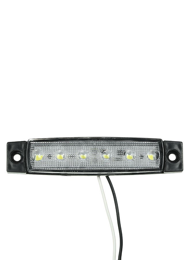 Loquat 5-Piece 6 LED Amber Side Marker Light Indicator 12V For Truck Bus Boat RV Lorries Jeep SUV - Image 3