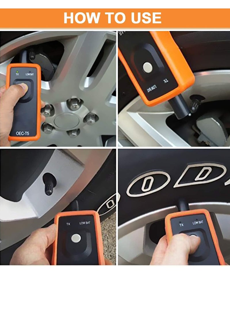 أم جي زي أداة إعادة ضبط نظام مراقبة ضغط الإطارات (TPMS) لنظام مراقبة ضغط الإطارات من جنرال موتورز، أداة إعادة التعلم، أداة تنشيط التدريب والبرمجة، سلسلة مركبات OEC-T5 EL 50448 للسيارات من 2006 إلى 2023  - Image 2