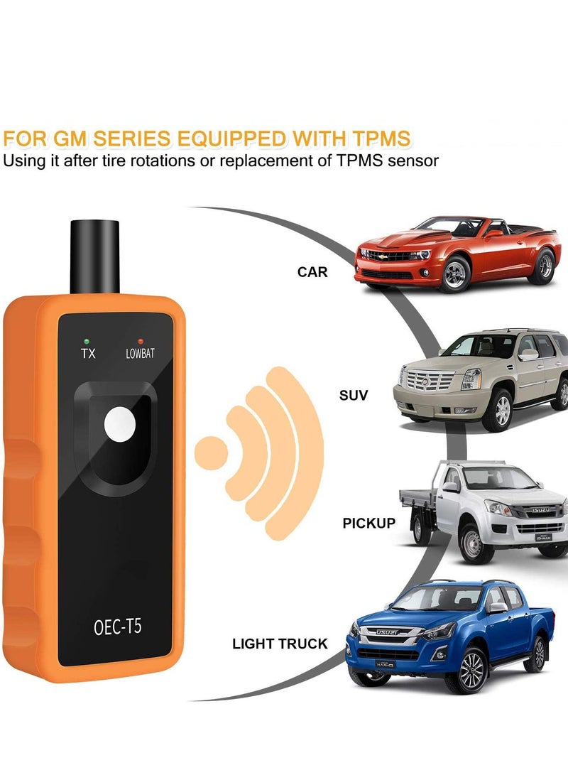 أم جي زي أداة إعادة ضبط نظام مراقبة ضغط الإطارات (TPMS) لنظام مراقبة ضغط الإطارات من جنرال موتورز، أداة إعادة التعلم، أداة تنشيط التدريب والبرمجة، سلسلة مركبات OEC-T5 EL 50448 للسيارات من 2006 إلى 2023  - Image 5