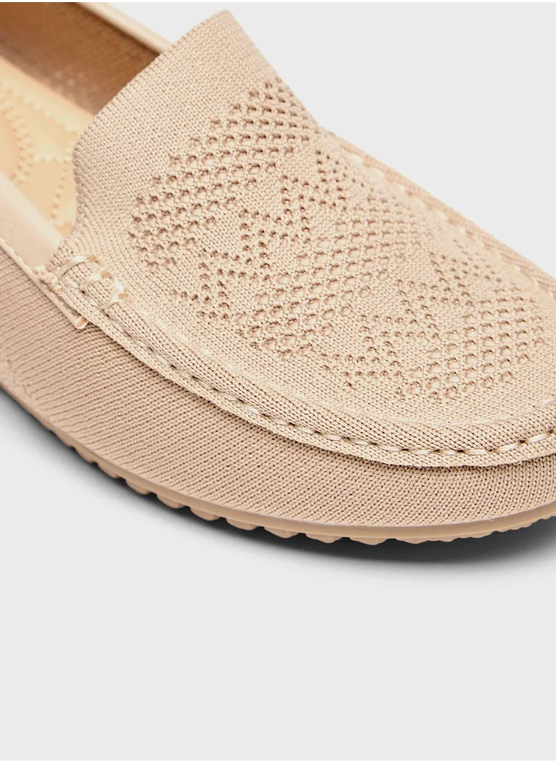 شو اكسبرس Essential Flat Moccasins