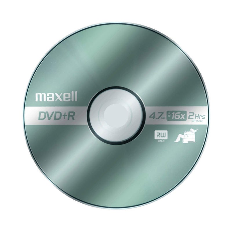 Maxell â€“ MAX639013, DVD-R Blank Disc - 4.7GB Storage Capacity with 16X Write Speed - Write-Once Format for Large File & Superior Archival Life - Compatible with DVD/Player - 50 Pack Spindle Silver - Image 2