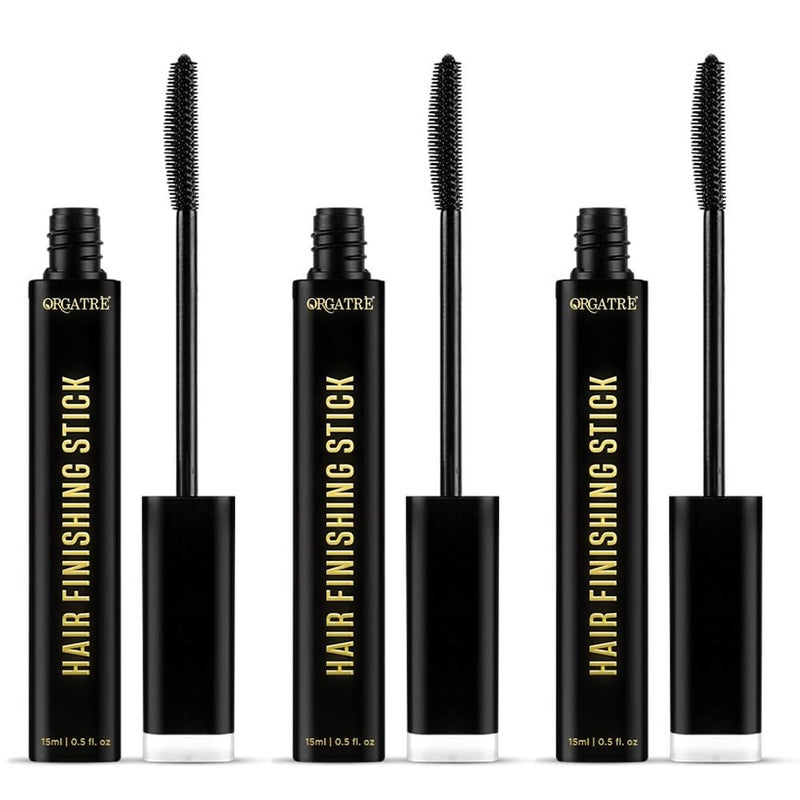 Orgatre Hair Finishing Stick For Frizzy Hair Anti Flyaway For Smooth NonGreasy And NonSticky Look Hair Finishing Cream To Fix Fizzy Baby Hairs Pack Of 3Unscented3 Count - Image 1