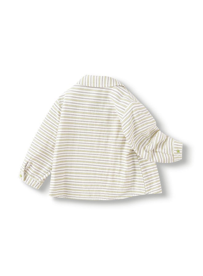 balabala Baby Shirt Boys' Top 2025 New Spring Collection Gentleman Style - Image 3