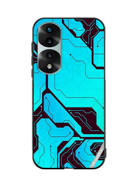 Protective Case Cover For Honor 70 Pro plus Tech A-02 Design Multicolour