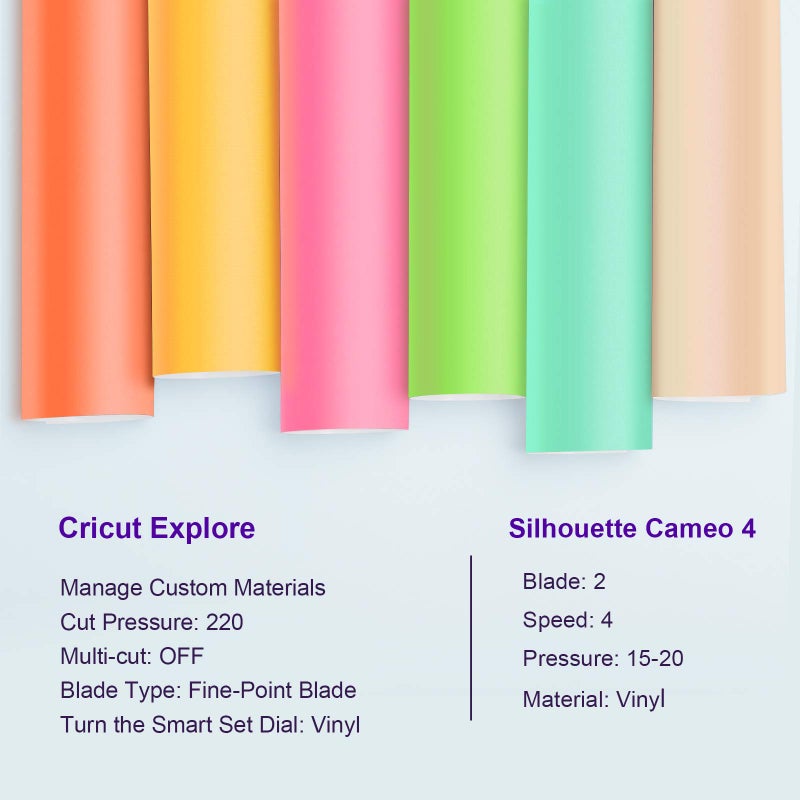 TECKWRAP Glow in Dark Matte Neon Adhesive Craft Vinyl Precut Sheets 12" x 12" 6 Sheets/Pack for Craft Cutters,Sign Plotters - Image 3