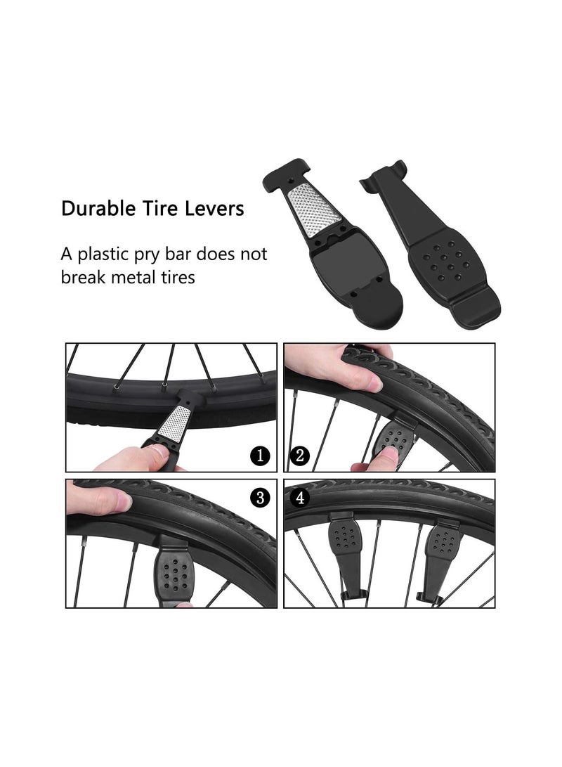 GGOOT Mini Bike Frame-Mounted Pump Repair Tool Kit Bicycle Accessories - Image 5