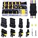 Sixzoo 352 PCS Waterproof Car Electrical Connector Terminals Automotive Connector Kit Wire Connector Plug Kit 1234 Pin Connectors Male and Female for Car Truck Motorcycle Boat Marine - Image 2