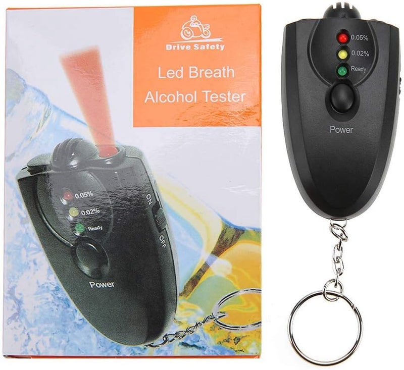 klarako Keychain Breathalyzer, Professional-Grade Accuracy Breathalyzer to Tester, Mini Portable Led Keychain Alcohol for Personal and Professional Use - Image 1