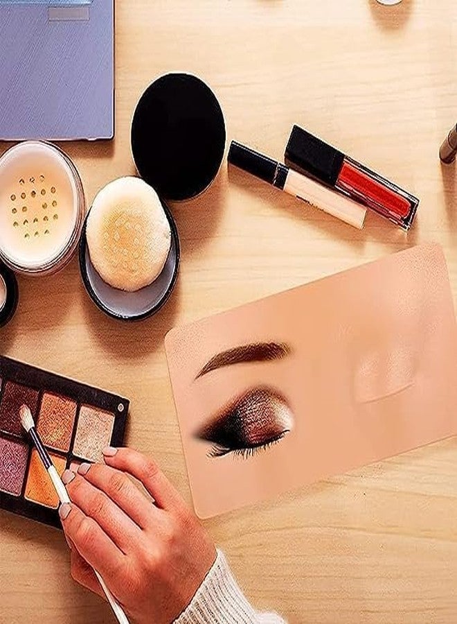 M.S TRADERS Make Up Practice Face Board | Silicon Eye Makeup Practice Skin Board | For Beginners & Makeup Artists (Pack of 1) with 10 Piece Toffee Tissue Paper - Image 5