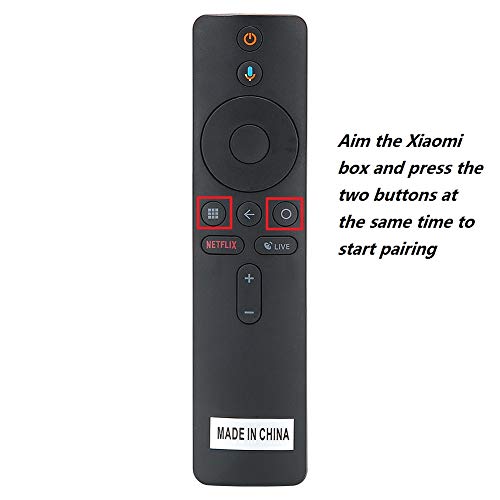 Lelukee Remote Control for Xiaomi Mi Box S Replacement Remote Control for Xiaomi Mi Box S with Bluetooth&Voice Remote - Image 4