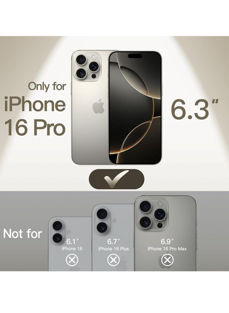 JAJEEK "Ultra-Slim 0.35mm Case for iPhone 16 Pro (6.3 Inch) – Lightweight Matte Finish, Full Camera Protection, Minimalist Hard Shell (Natural Titanium)" - Image 2