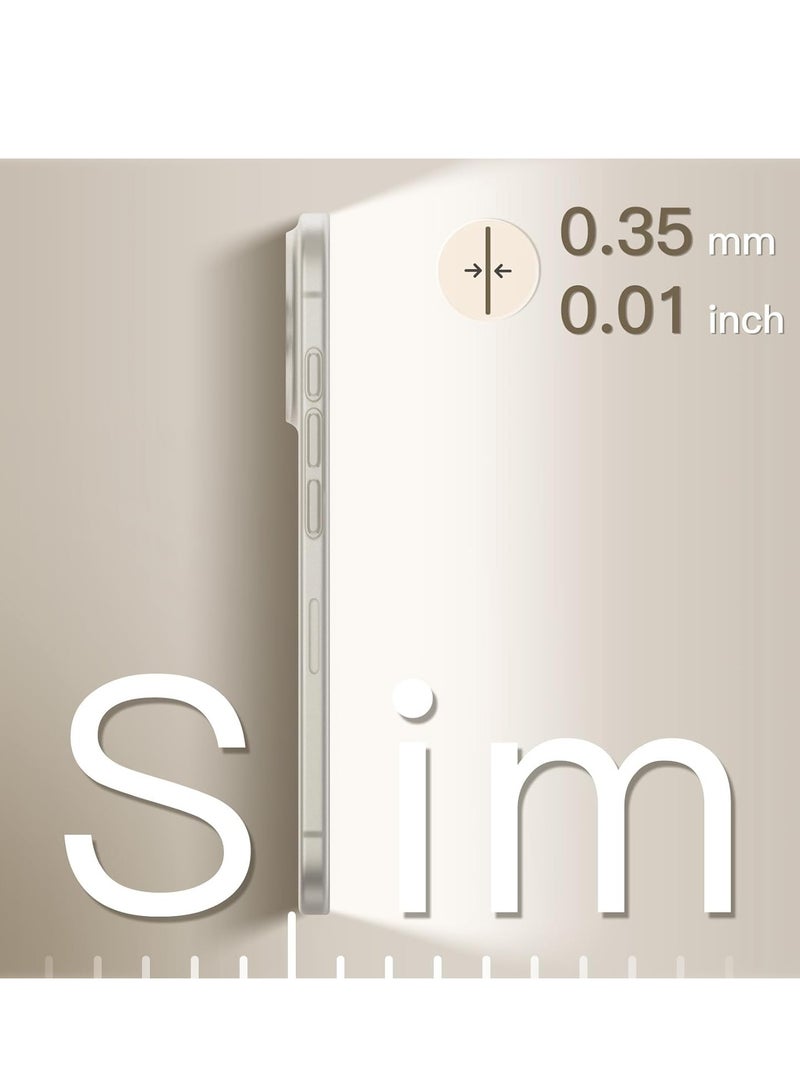 JAJEEK "Ultra-Slim 0.35mm Case for iPhone 16 Pro (6.3 Inch) – Lightweight Matte Finish, Full Camera Protection, Minimalist Hard Shell (Natural Titanium)" - Image 3