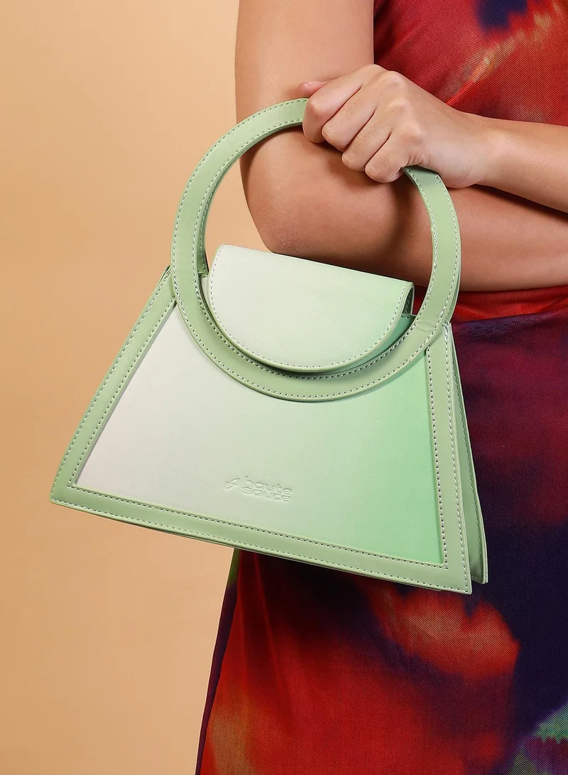 Haute Sauce  Colour block Magnet Lock Regular Vegan Leather Hand Bag For Women for Women | Best Price UAE