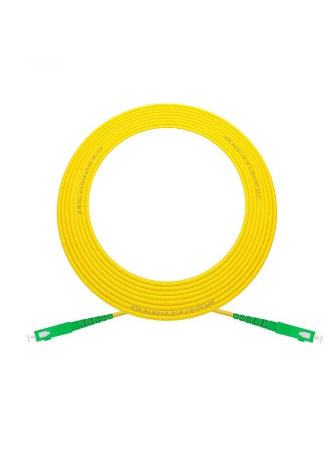 10M Single Mode Fiber Optic Patch Cable Yellow/Green - Image 3