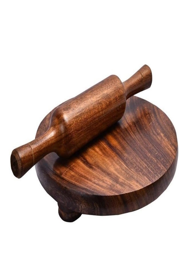 YASHVIN Indian Wooden Chakla Belan for Kitchen Combo || Rolling Pin and Chakla || Roti Maker/Phulka Chapati Maker/Wooden Rolling Pin/Belan for Kitchen (Chakla Belan Set) OK#642