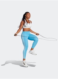 Adidas Powerimpact Train Medium-Support 3-Stripes Bra  - Image 4