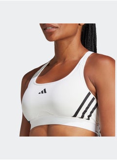Adidas Powerimpact Train Medium-Support 3-Stripes Bra  - Image 5