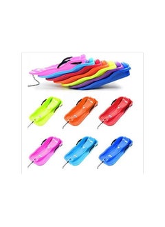 BLOOMING TIME Outdoor Sports Plastic Skiing Boards Sled Luge Snow Grass Sand Board-5pc Green Purple Red Blue Pink  - Image 3