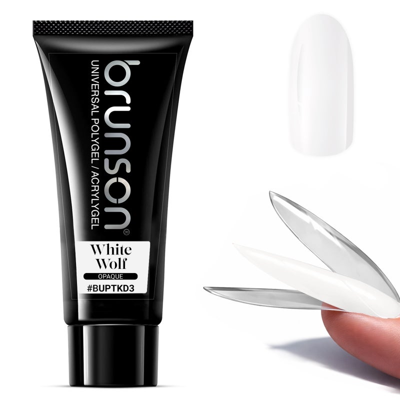 Polygel for Nails 100g- Brunson Universal Poly Gel Nail Builder Extension for Nail Art Design – High-Viscosity Builder Gel - Professional Acrygel for Nail Extensions | Sandwich Dual Form Technique