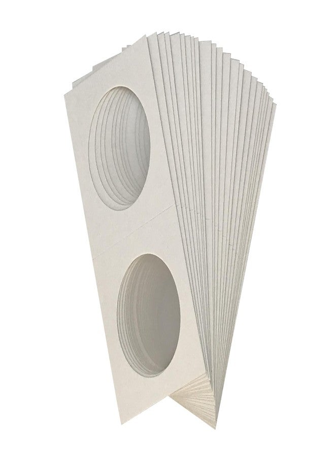 PCCB MINGT 100PCS White Cardboard Coin Holder Protector Display Storage Coin Flips Holder Card 2x2 for Coin Collection Supplies and Collecting (17.5 MM) - Image 5