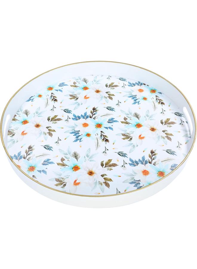 Alsaif Plastic Serving Topper 42 Cm Round White - Image 1