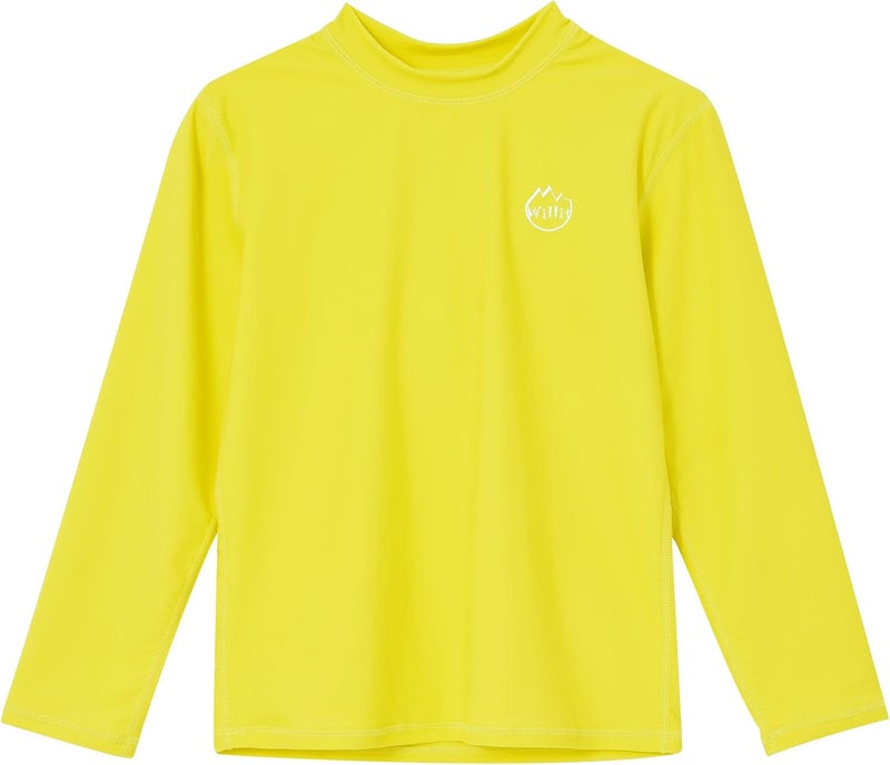Willit Boys Rash Guard Swim Shirt Baby/Toddler Long Sleeve UPF 50+ Sun Protection SPF Quick Dry Shirt - Image 1