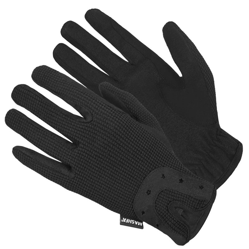 Mashfa Ladies Women Horse Equestrian Mitts Gloves - Image 1