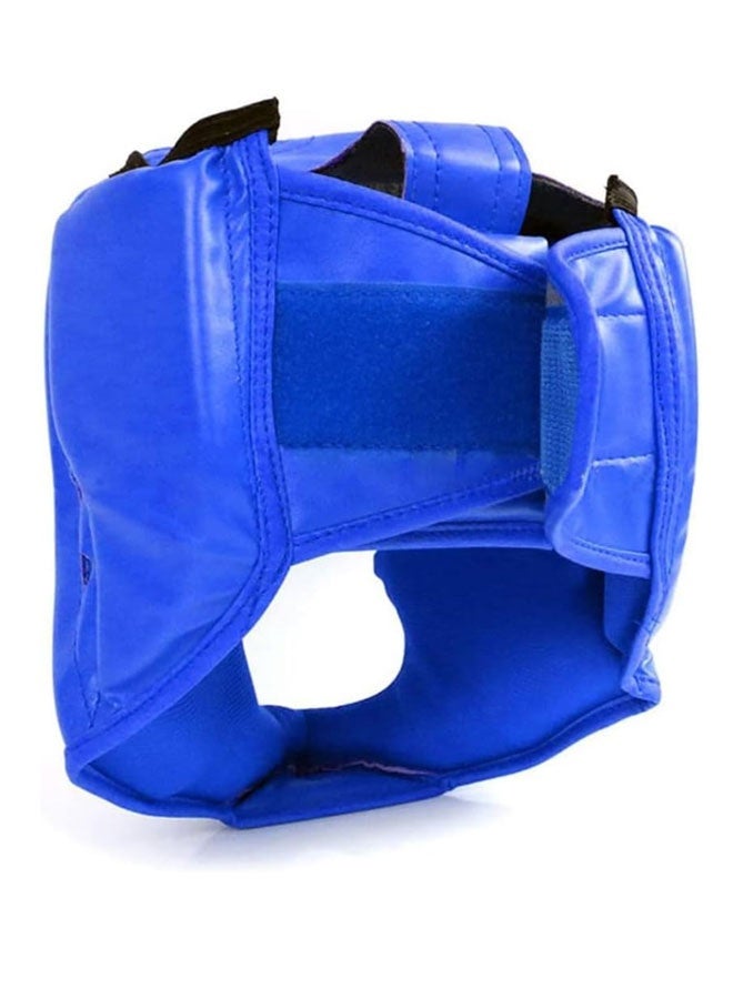 Generic Kickboxing Head Gear for MMA Training soft and Adults/Kids comfortable Sparring Martial Arts Boxing Helmet（blue）  - Image 2