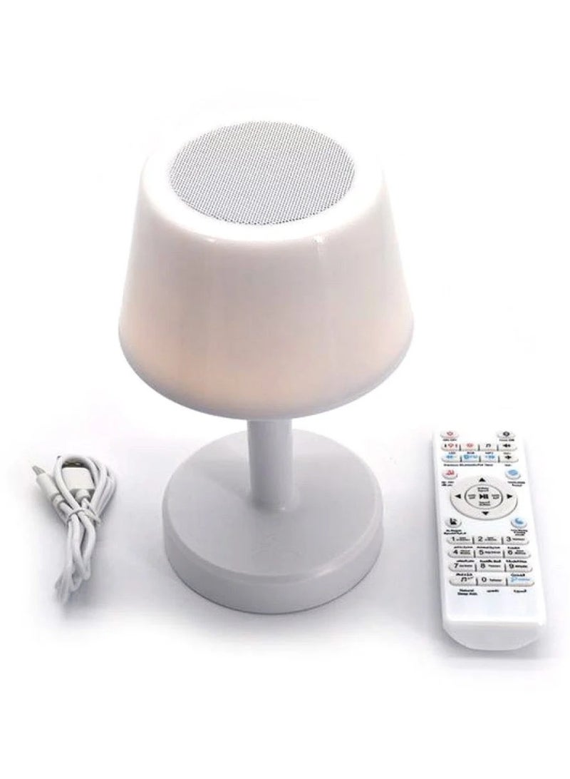 DIGI CORE Table Lamp Quran Speaker Muslim Bluetooth Speaker Digital APP And Remote Control Night Light Desk Lamp For Kids And Adults Ramadan Gifts Home Decoration Table Lamp Quran Lamp - Image 3