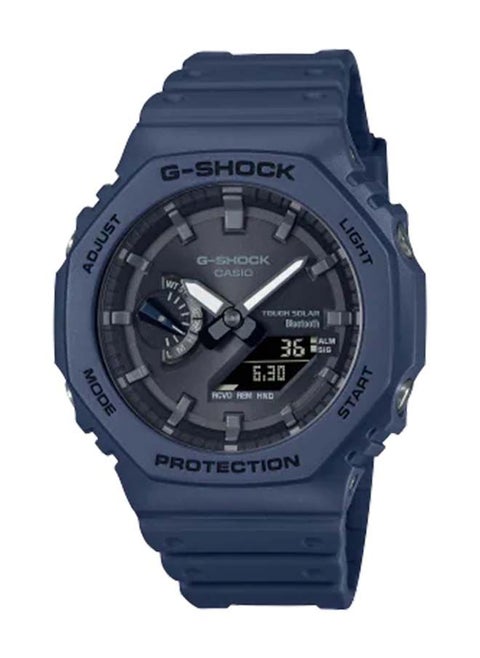 Analog Plus Digital Round Wrist Watch With Resin Strap GA-B2100-2ADR