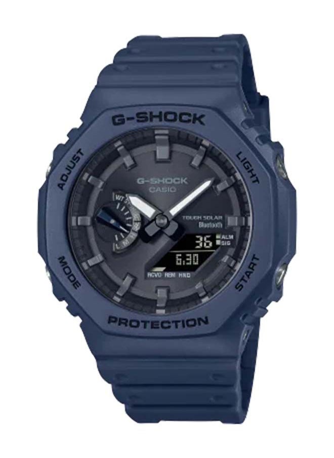 CASIO - Analog Plus Digital Round Wrist Watch With Resin Strap GA-B2100-2ADR - Image 1