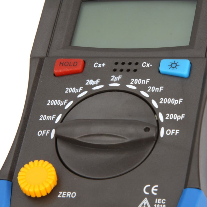 Digital Capacitance Meter: 0.1pF To 20,000uF, Auto Zeroing & Polar Selection - LCD Backlight, 1999 Counts Capacitor Tester for Electrical Testing & Component Inspection - Image 4