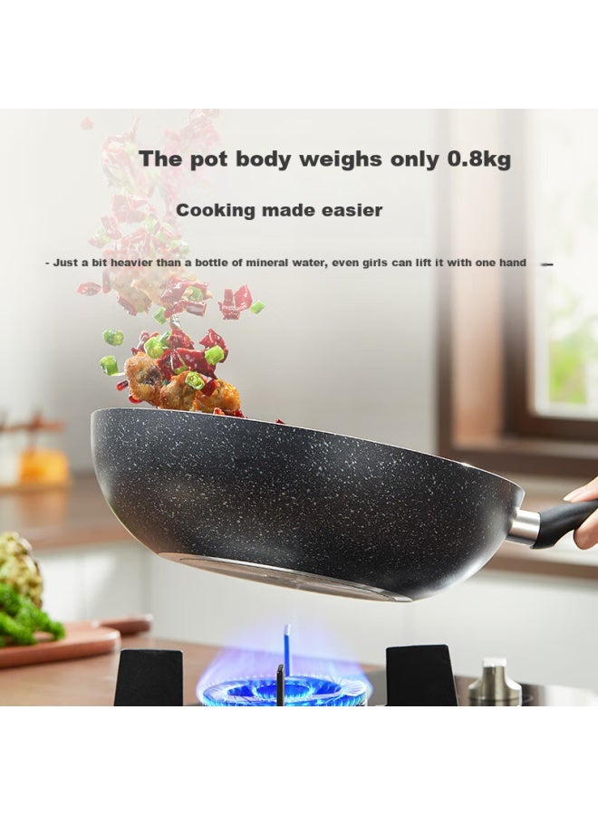 Midea Non-stick Frying Pan Skillet Flat Bottom Pan Cooking Pot Compatible With Induction And Gas Stoves Easy To Clean Low Oil - Image 4