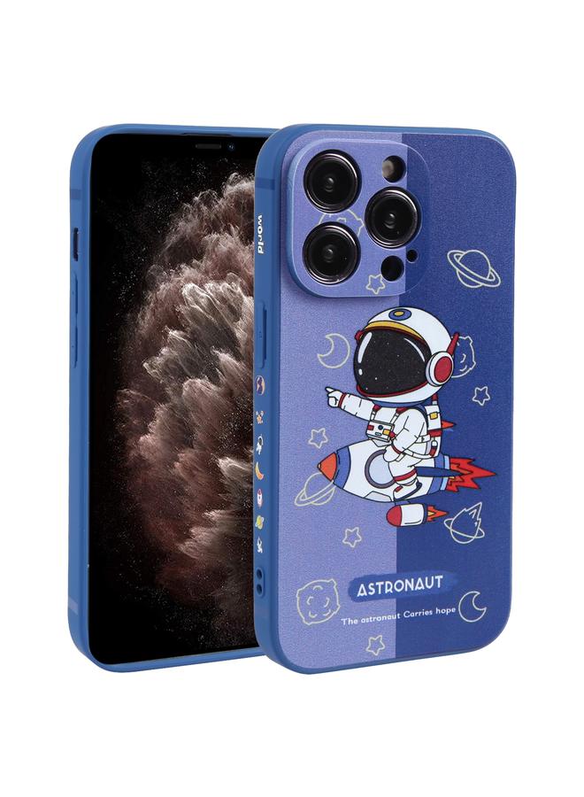 Zaboon Case For iPhone 11 Pro Color Contrast Astronaut Pattern TPU Phone Case - Image 1