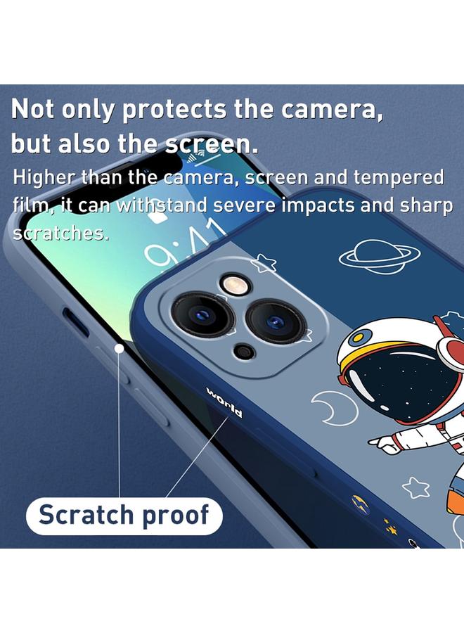 Zaboon Case For iPhone 11 Pro Color Contrast Astronaut Pattern TPU Phone Case - Image 4