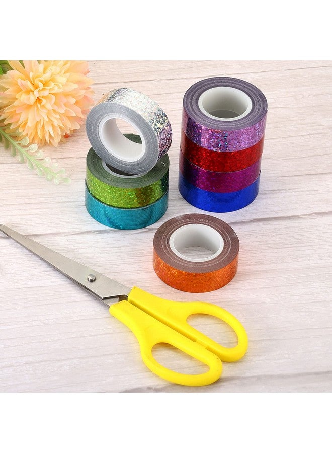PATIKIL Glitter Sparkle Tape 15Mm X 5M, 2 Pack Holographic Art Decorative Masking Tapes Self-Adhesive For Diy Scrapbook Art Craft Wrapping, Red - Image 5