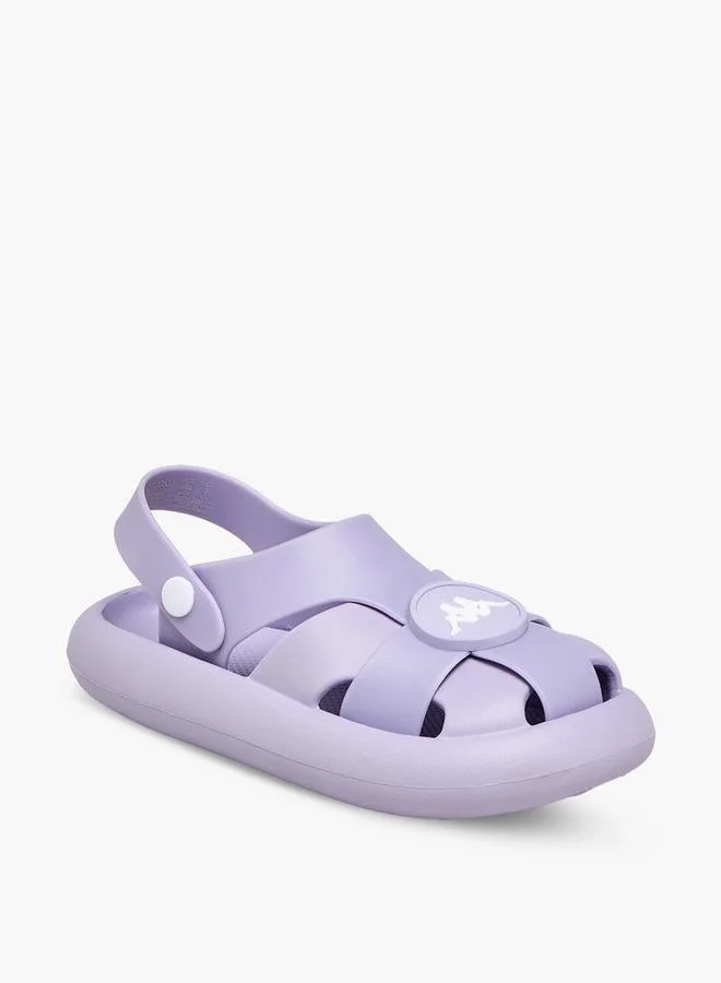 Kappa Girls Logo Applique Sandals