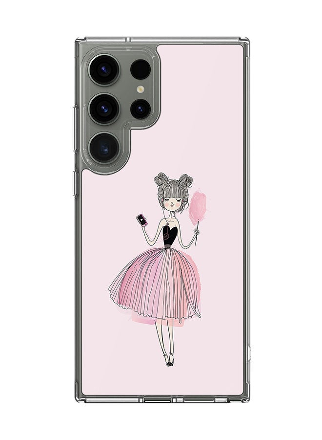 Stylizedd Classic Clear Case for Samsung Galaxy S25 Ultra , Hybrid Soft Case Flexible Edges Anti Drop TPU PC Gel Thin Transparent Cover - Lost in Music - Image 1